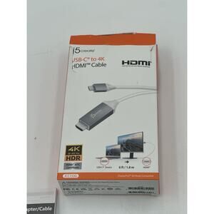 J5Create USB Type-C to 4K HDMI Cable 6 ft JCC153G Display USB-C